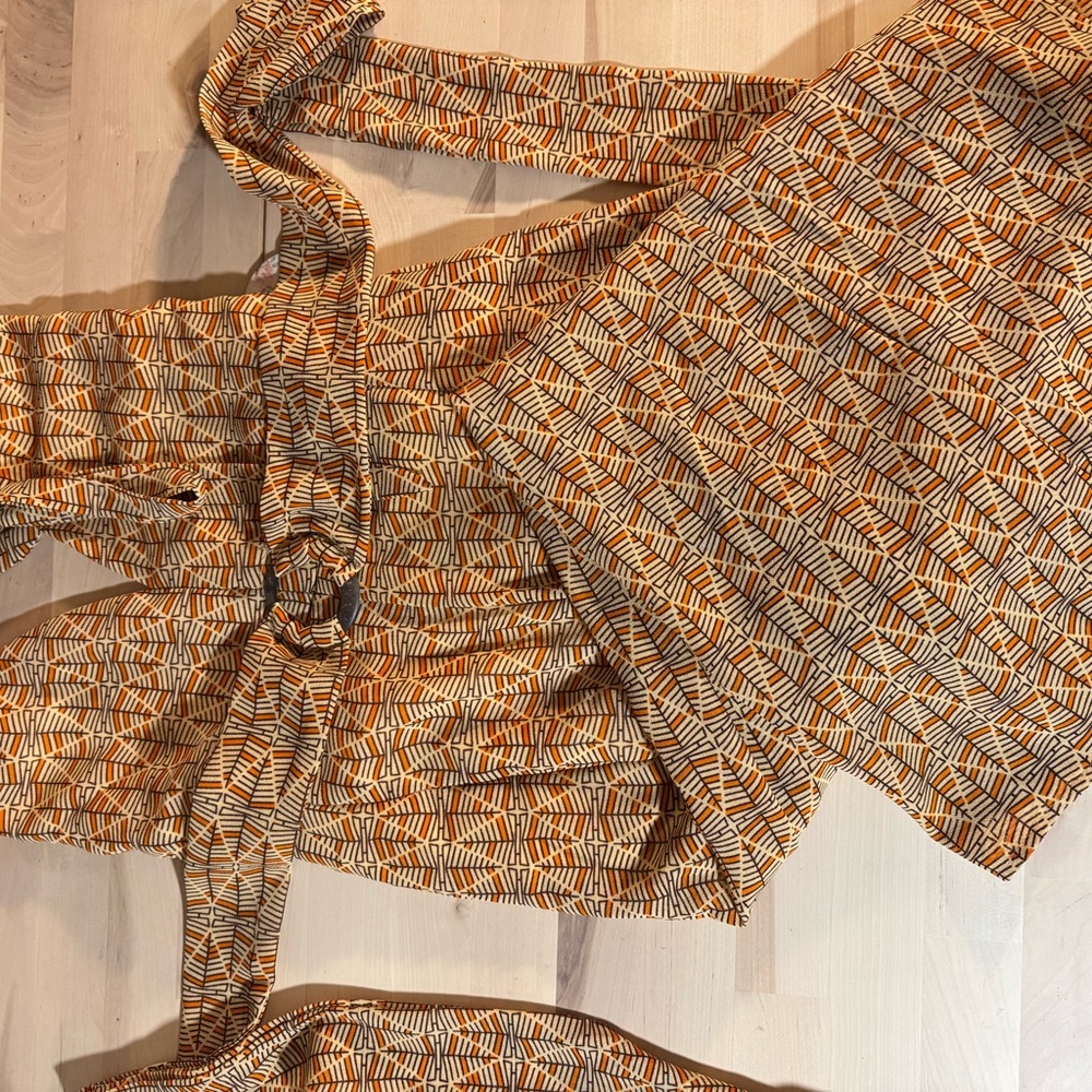 Geometric Patterned Beachy Jumpsuit - Picture 4 of 6